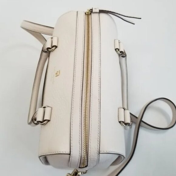 NWT Kate Spade Perri Lane Bubbles Perforated Pebbled Leather Crossbody Satchel - Picture 3 of 10